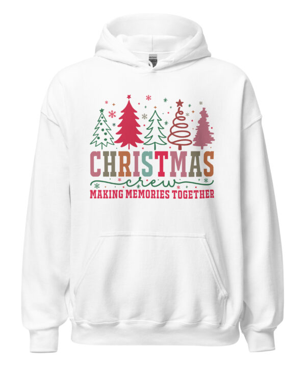 Christmas Crew Hoodie | Making Memories Together – white front